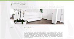 Desktop Screenshot of frauenarztpraxis-bumbu.de